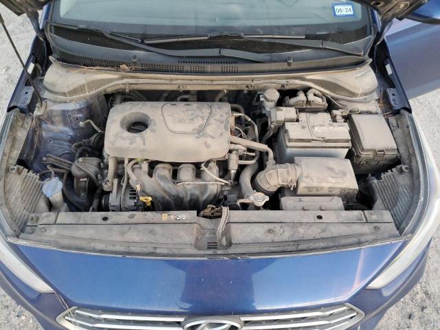 3KPC24A36KE080065 - 2019 HYUNDAI ACCENT SE BLUE photo 11