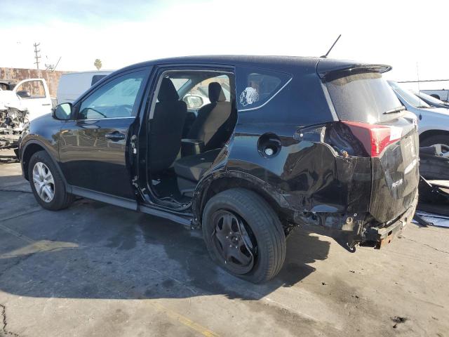 2T3BFREVXEW195611 - 2014 TOYOTA RAV4 LE BLACK photo 2