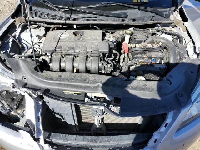 3N1AB7AP8EL674834 - 2014 NISSAN SENTRA S SILVER photo 11