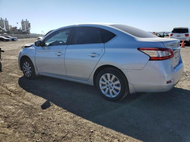 3N1AB7AP8EL674834 - 2014 NISSAN SENTRA S SILVER photo 2