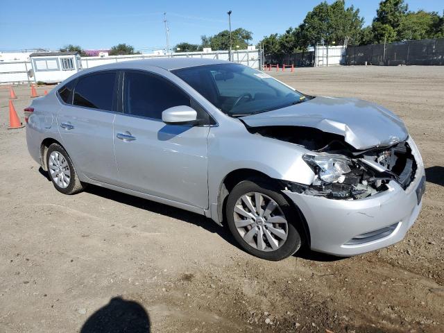 3N1AB7AP8EL674834 - 2014 NISSAN SENTRA S SILVER photo 4