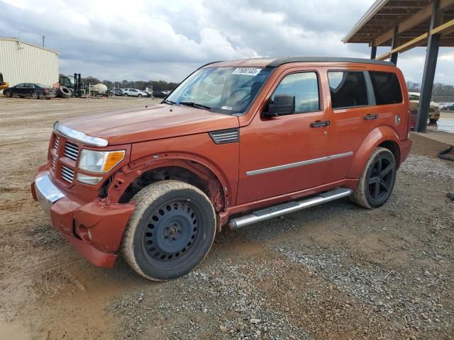 1D8GU58617W732431 - 2007 DODGE NITRO R/T ORANGE photo 1