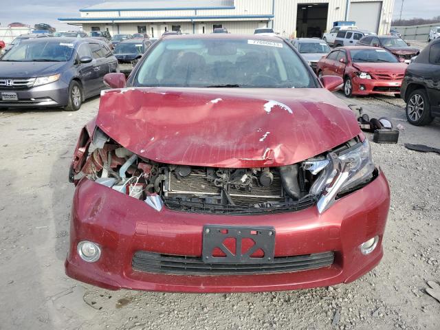 JTHBB1BA2A2005557 - 2010 LEXUS HS 250H RED photo 5