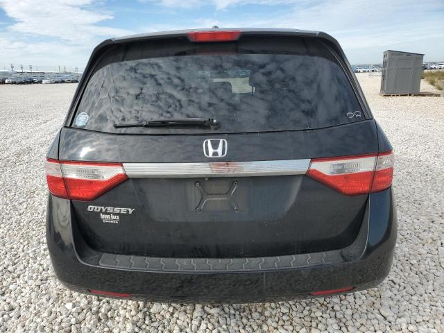 5FNRL5H67CB064661 - 2012 HONDA ODYSSEY EXL BLACK photo 6