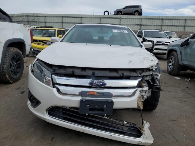 3FADP0L35AR273266 - 2010 FORD FUSION HYBRID WHITE photo 5