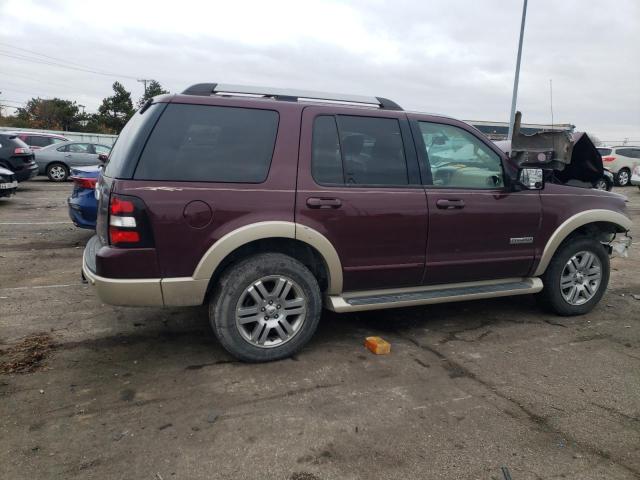 1FMEU64886ZA09882 - 2006 FORD EXPLORER EDDIE BAUER BURGUNDY photo 3