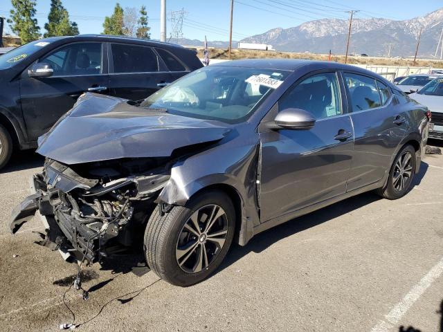 3N1AB8CV7LY215425 - 2020 NISSAN SENTRA SV GRAY photo 1