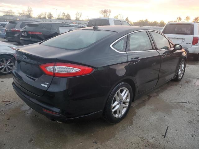 3FA6P0HR6DR230145 - 2013 FORD FUSION SE BLACK photo 3