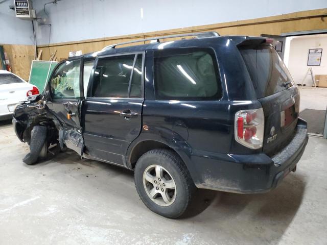 2HKYF18506H553556 - 2006 HONDA PILOT EX BLACK photo 2