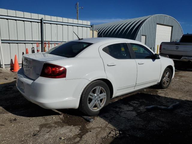 1C3CDZCB5CN325807 - 2012 DODGE AVENGER SXT WHITE photo 3