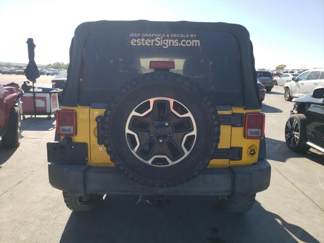 1C4AJWAG6FL702797 - 2015 JEEP WRANGLER SPORT YELLOW photo 6