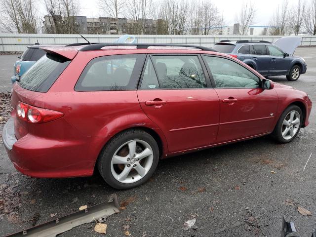 1YVHP82D855M68236 - 2005 MAZDA 6 S RED photo 3