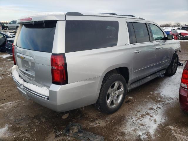 1GNSKKKC7FR199677 - 2015 CHEVROLET SUBURBAN K1500 LTZ SILVER photo 3