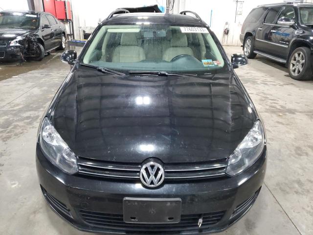 3VWPL7AJ5BM677886 - 2011 VOLKSWAGEN JETTA TDI BLACK photo 5