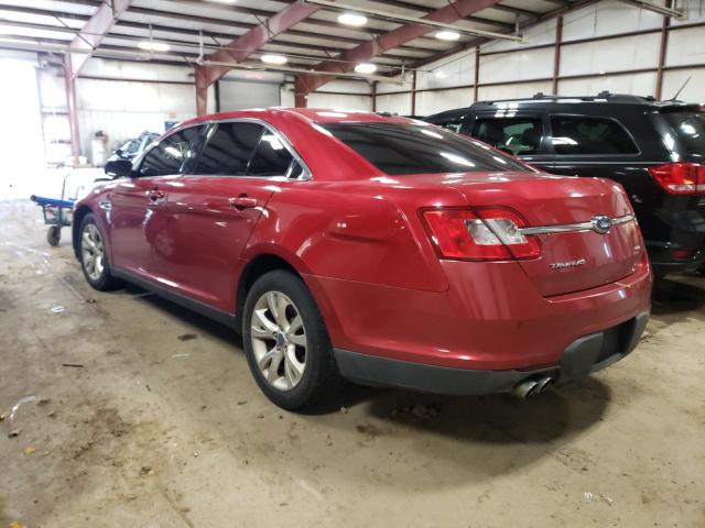 1FAHP2EW5AG110225 - 2010 FORD TAURUS SEL RED photo 2