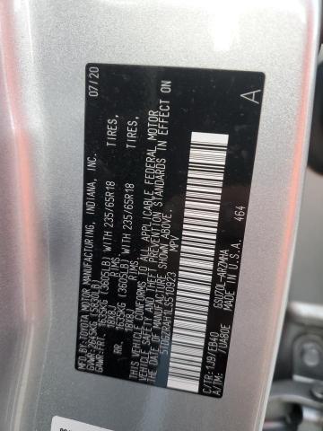 5TDGZRAH1LS510923 - 2020 TOYOTA HIGHLANDER XLE Azul foto 14