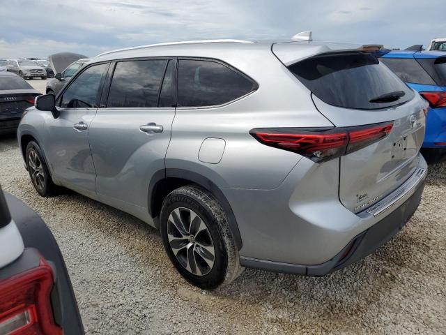 5TDGZRAH1LS510923 - 2020 TOYOTA HIGHLANDER XLE Azul foto 2