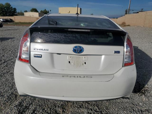 JTDKN3DU1F0402806 - 2015 TOYOTA PRIUS WHITE photo 6