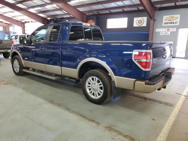 1FTFX1CT1BFB27812 - 2011 FORD F150 SUPER CAB BLUE photo 2