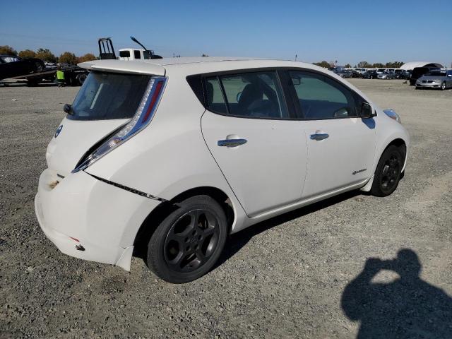 1N4AZ0CP1DC412778 - 2013 NISSAN LEAF S WHITE photo 3