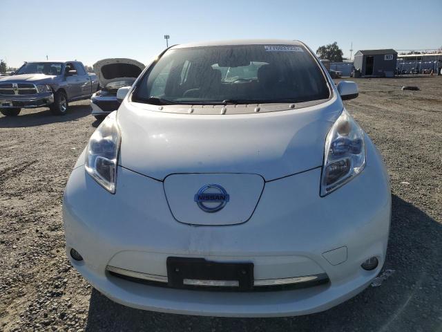 1N4AZ0CP1DC412778 - 2013 NISSAN LEAF S WHITE photo 5