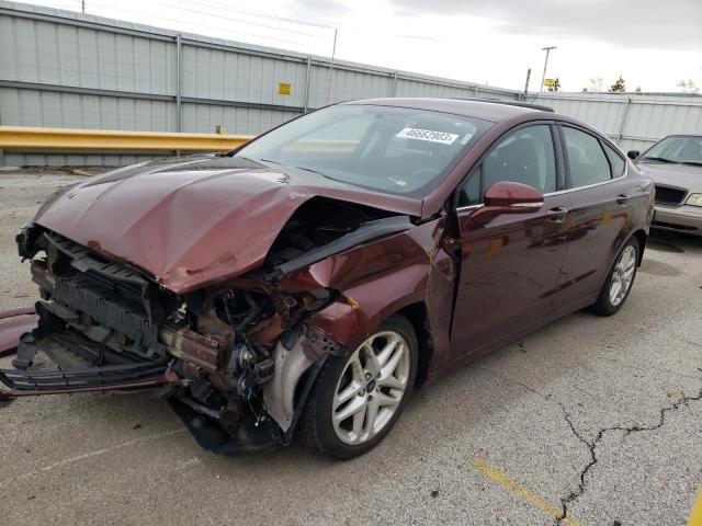 3FA6P0H71FR158918 - 2015 FORD FUSION SE BURGUNDY photo 1