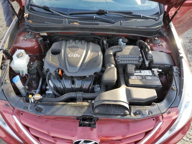 5NPEB4ACXDH523017 - 2013 HYUNDAI SONATA GLS RED photo 11