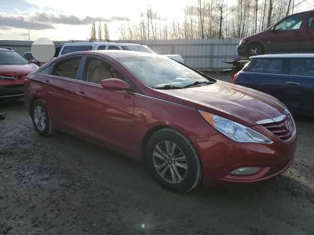 5NPEB4ACXDH523017 - 2013 HYUNDAI SONATA GLS RED photo 4