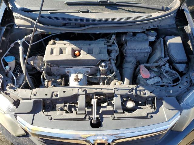 19XFB2F92CE014578 - 2012 HONDA CIVIC EXL შავი ფოტო 11
