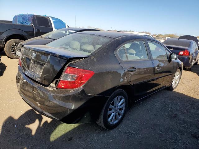19XFB2F92CE014578 - 2012 HONDA CIVIC EXL შავი ფოტო 3