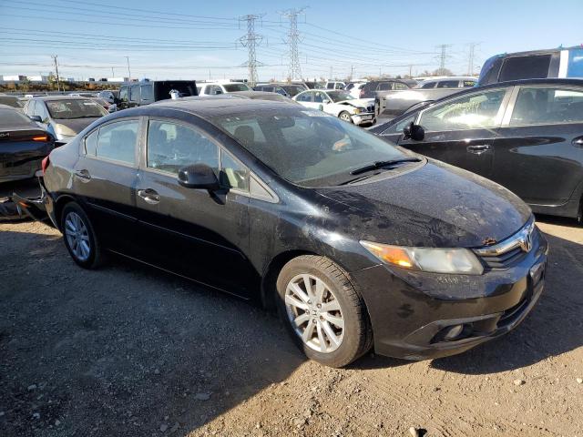 19XFB2F92CE014578 - 2012 HONDA CIVIC EXL შავი ფოტო 4