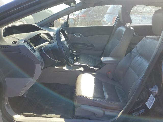 19XFB2F92CE014578 - 2012 HONDA CIVIC EXL შავი ფოტო 7