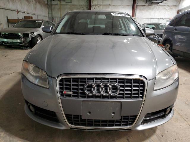 WAUDH78E28A052865 - 2008 AUDI A4 3.2 QUATTRO SILVER photo 5