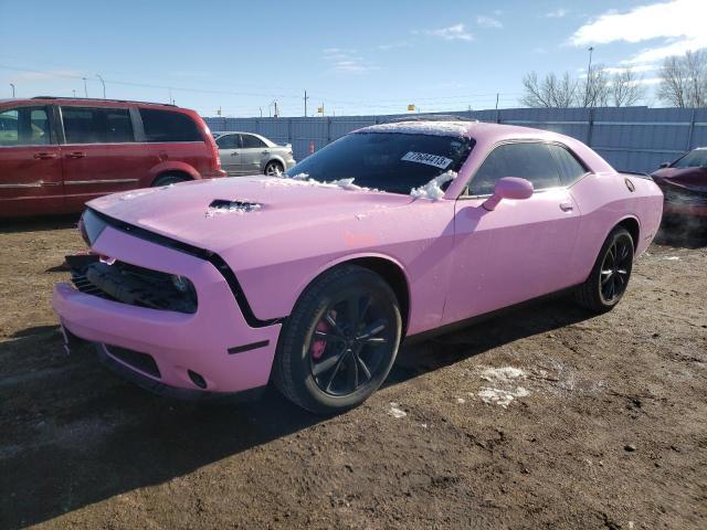 2C3CDZGG9MH580797 - 2021 DODGE CHALLENGER SXT PINK photo 1