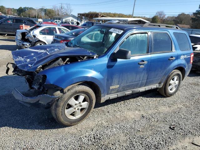 1FMCU03Z38KD16659 - 2008 FORD ESCAPE XLT BLUE photo 1