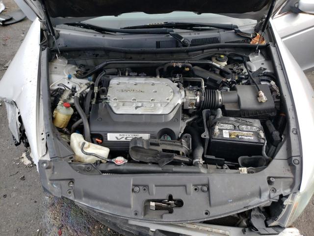 1HGCP36828A002640 - 2008 HONDA ACCORD EXL SILVER photo 11