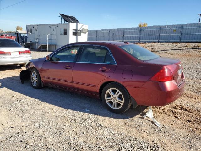 1HGCM56866A083451 - 2006 HONDA ACCORD EX BURGUNDY photo 2