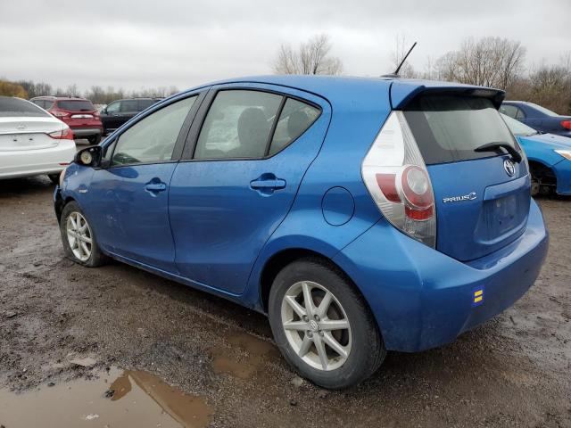 JTDKDTB35D1038782 - 2013 TOYOTA PRIUS C BLUE photo 2