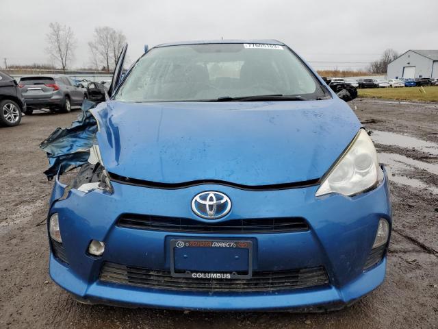 JTDKDTB35D1038782 - 2013 TOYOTA PRIUS C BLUE photo 5