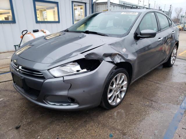 1C3CDFCH2DD703222 - 2013 DODGE DART LIMITED GRAY photo 1