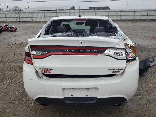 1C3CDFBB9ED863225 - 2014 DODGE DART SXT WHITE photo 6