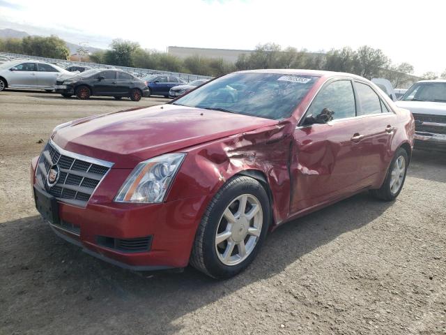 1G6DF577280163487 - 2008 CADILLAC CTS RED photo 1