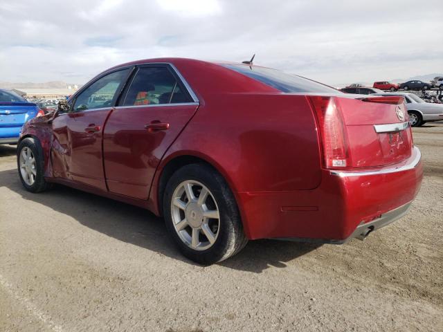 1G6DF577280163487 - 2008 CADILLAC CTS RED photo 2
