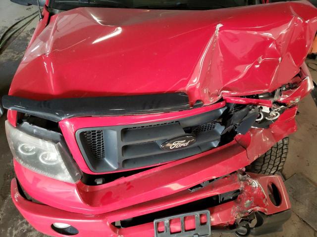 1FTPX14567FB33892 - 2007 FORD F150 RED photo 11