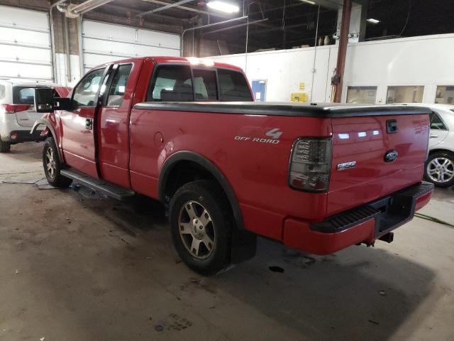 1FTPX14567FB33892 - 2007 FORD F150 RED photo 2