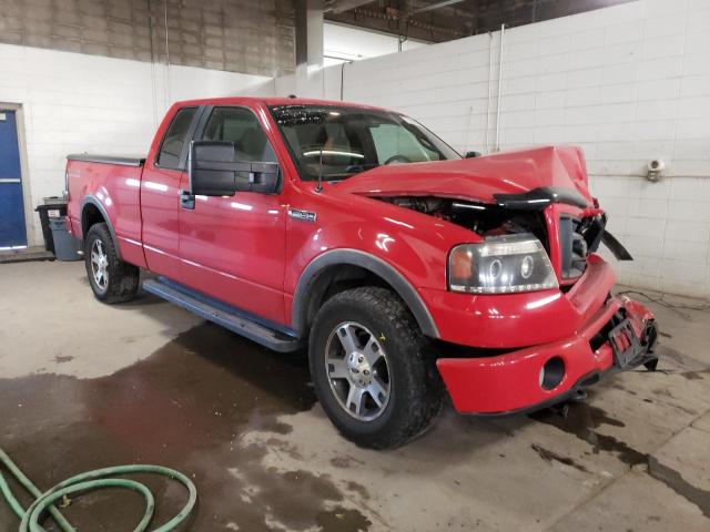 1FTPX14567FB33892 - 2007 FORD F150 RED photo 4