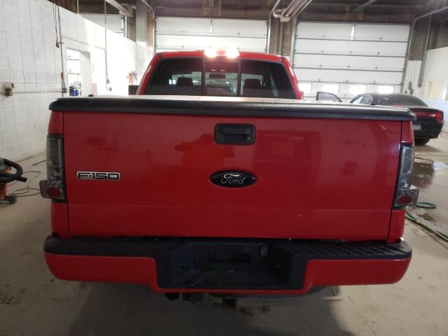 1FTPX14567FB33892 - 2007 FORD F150 RED photo 6