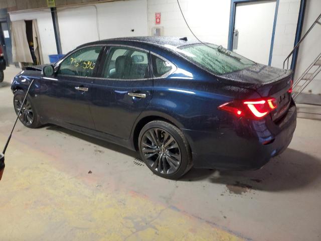 JN1BY1AR1JM220121 - 2018 INFINITI Q70 3.7 LUXE BLUE photo 2