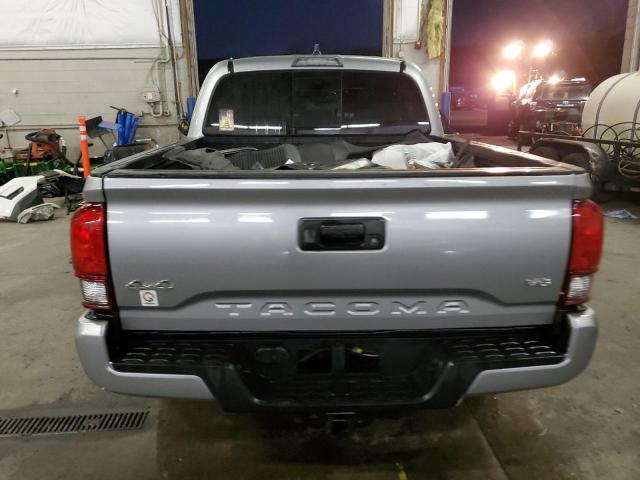 3TMCZ5AN6MM410234 - 2021 TOYOTA TACOMA DOUBLE CAB SILVER photo 6