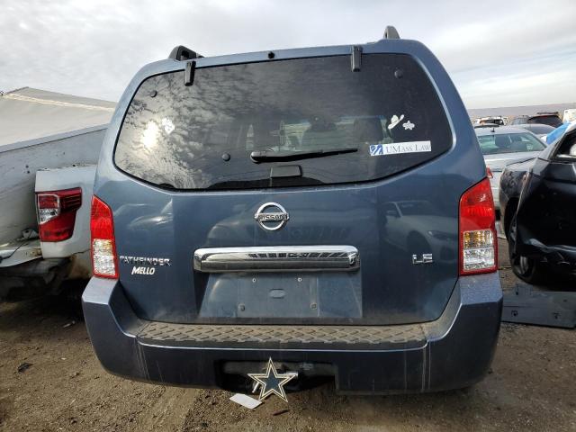 5N1AR18W15C783226 - 2005 NISSAN PATHFINDER LE BLUE photo 6